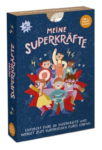 The Happy Gang 3103748 Mutmachkarten Meine Superkräfte, 30 Ermutigungskarten für Bestärkung, Achtsamkeit, Motivation, Affirmationen für Kinder ab 5 Jahren von The Happy Gang