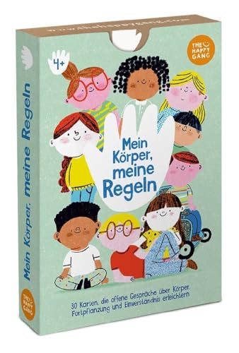 The Happy Gang 3103750 Mutmachkarten Mein Körper, Meine Regeln, 30 Achtsamkeitskarten für Körperkunde, Bestärkung, Achtsamkeit, Aufklärung für Kinder ab 4 Jahren von The Happy Gang