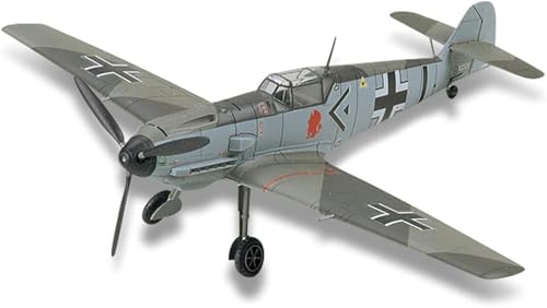 TAMIYA 300060750 300060750-1:72 Messerschmitt Bf109E-3, Luftfahrt, Modell, Standmodell, originalgetreue Nachbildung, Plastik Bausatz, Basteln, Modellbausatz, Zusammenbauen, unlackiert, Mittel von TAMIYA