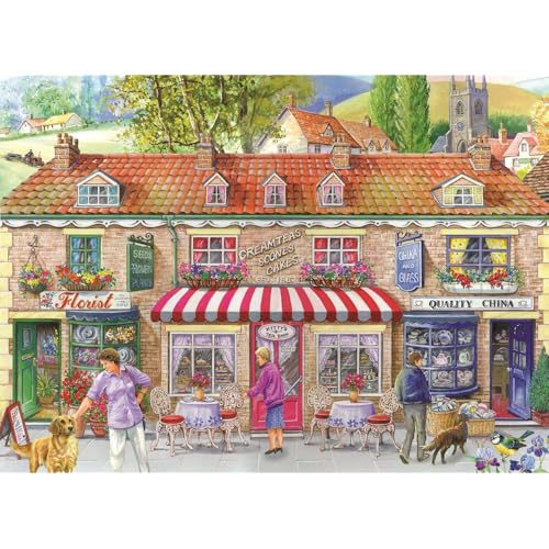 500 Teile Puzzle - Freitag Straße (Friday Street) von The House of Puzzles