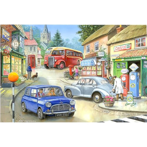 ‚Big 250’ Puzzle - Land Stadt - Mini-Auto und Bus (Country Town - Mini Car & Bus) von The House of Puzzles