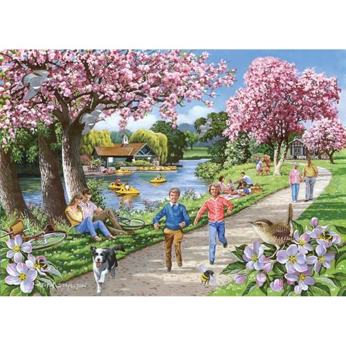 Puzzle 500 Teile - XXL Teile - Apple Blossom Time von The House of Puzzles