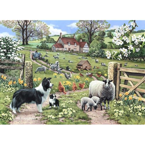 The House of Puzzles - Early Learning Jigsaw - 1000 Teile Puzzles für Erwachsene, Künstler illustriert, malerische Landschaft, Deluxe-Puzzle-Geschenke von The House of Puzzles