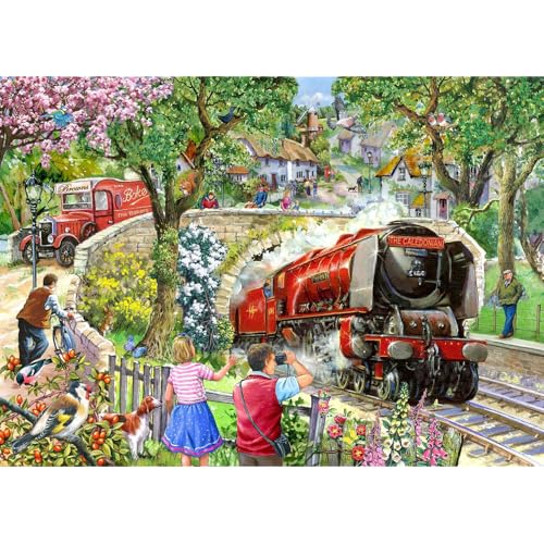 The House of Puzzles - Großes Puzzle mit 500 Teilen – Daily Express von The House of Puzzles