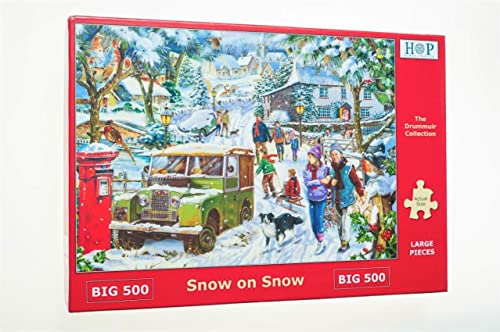 The House of Puzzles - Big Puzzle 500 Teile - Schnee auf Schnee - NEW SEPTEMBER 2021 von The House of Puzzles