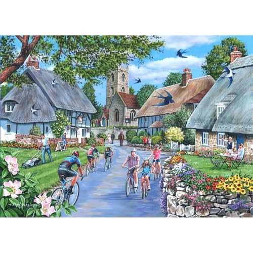 The House of Puzzles - Großes 500-teiliges Puzzle – Sonntagmorgen von The House of Puzzles