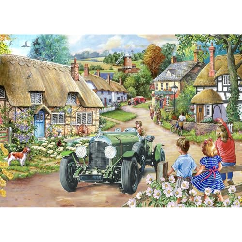 The House of Puzzles - Großes Puzzle mit 500 Teilen – Vintage Run – The Harrow Collection von The House of Puzzles