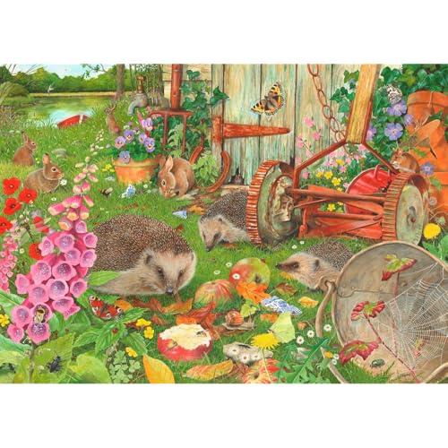 The House of Puzzles Puzzle mit 1000 Teilen – Boden des Gartens von The House of Puzzles