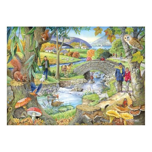 The House of Puzzles Riverside Walk Puzzle – Großes 250-teiliges Puzzle für Erwachsene und Kinder, extra große Teile, Künstler illustriert, malerische Landschaft, Deluxe-Puzzle-Geschenke The House of Puzzles Riverside Walk Puzzle – Großes 250-teiliges Puzzle für Erwachsene und Kinder, extra große Teile, Künstler illustriert, malerische Landschaft, Deluxe-Puzzle-Geschenke von The House of Puzzles