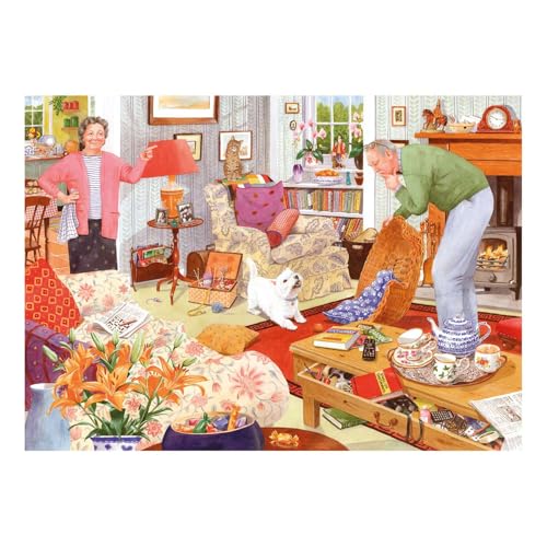 The House of Puzzles Wo ist meine Brille? Puzzle – Große 500-teilige Puzzles für Erwachsene, extra große Teile, Künstler illustriert, malerische Landschaft, Deluxe-Puzzle-Geschenke The House of Puzzles Wo ist meine Brille? Puzzle – Große 500-teilige Puzzles für Erwachsene, extra große Teile, Künstler illustriert, malerische Landschaft, Deluxe-Puzzle-Geschenke von The House of Puzzles