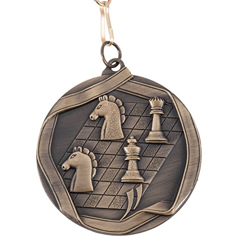 Ritter Schach Medaillen, Knights Chess Medals - Gold von The House of Staunton