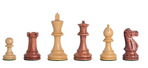 The Grandmaster Series Schach-Set – nur Teile – 10,2 cm König (goldener Palisander und Buchsbaum) von The House of Staunton