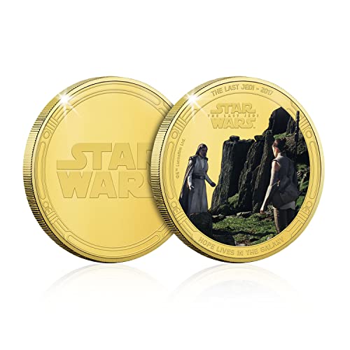 Celebration of Star Wars Geschenkfilme Sammelmünze Goldmünze The Last Jedi Ep VIII von The Koin Club