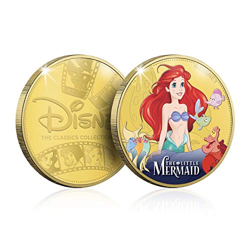 Disney Classics Collection 03 Limited Edition Sammlerstück Gold Gedenkmünze / Medaille - The Little Mermaid von The Koin Club