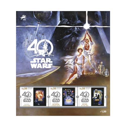 Star Wars 40th Anniversary Rare Mini Stamp Set Portugal 2017 von The Koin Club
