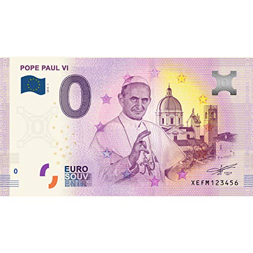 The Koin Club, authentisches, echtes Sammlerstück, seltenes 0-Euro-Souvenir, Motiv Papst Pius XI. von The Koin Club