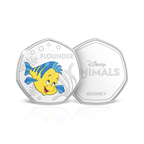 The Koin Club Disney Gifts 50-Pence-Münze in Form einer kleinen Meerjungfrau, limitierte Auflage von The Koin Club