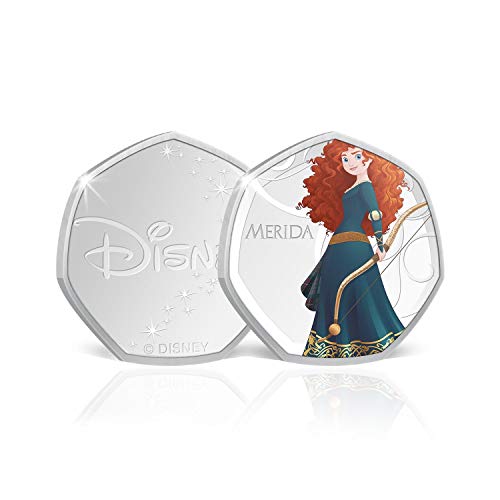 The Koin Club Disney Princess Geschenk Offizielle limitierte Auflage 50 p Münze Merida von The Koin Club