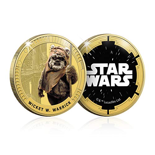 The Koin Club Star Wars Gifts Episode IV – VI Goldmünze zum Sammeln – Wicket von The Koin Club