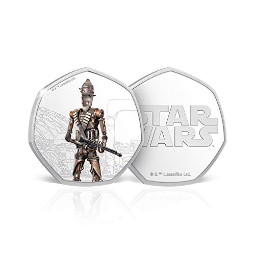 The Mandalorian Gifts Star Wars Geschenke für Männer Offizielles Merchandise Sammlerstück 50P Münze - IG-11 von The Koin Club