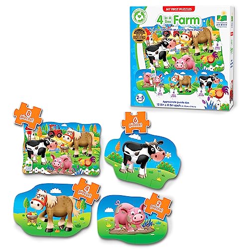 The Learning Journey My First Puzzle Set 4-in-1-Box! Bauernhof von The Learning Journey