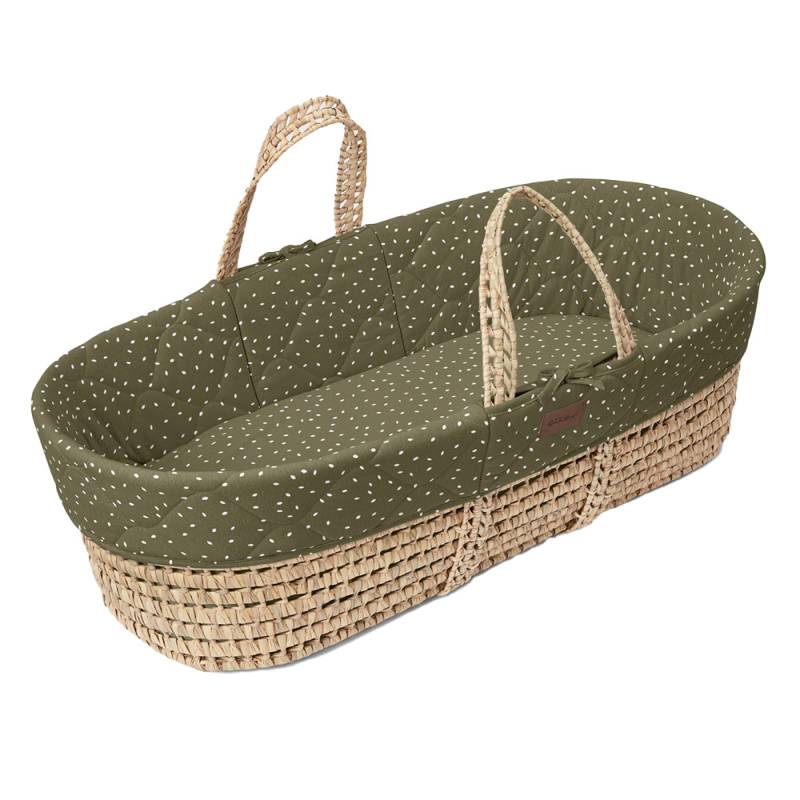 The Little Green Sheep Natural Quilted Moses Basket von The Little Green Sheep