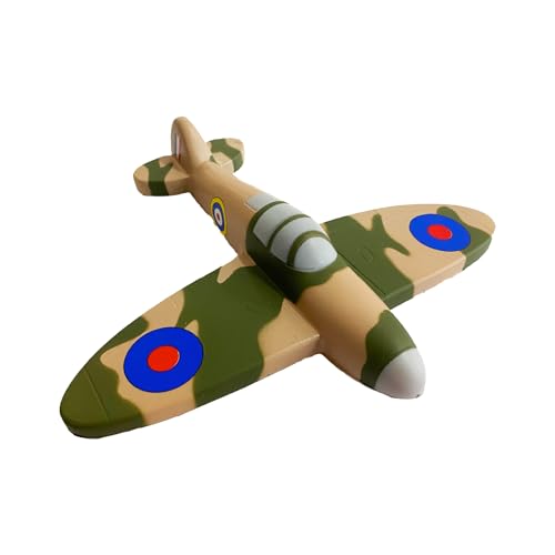 The London Toy Company 777210 Spitfire Stressball Stressspielzeug für Kinder, Erwachsene und Jugendliche, Camouflage-Design, Soft Touch Stress & Anxiety Reliever von The London Toy Company