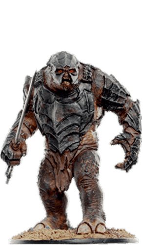 Lord of the Rings Statue von Blei Collection Nº 119 Armoured Troll at The Black Gate of Mordor von The Lord Of The Rings