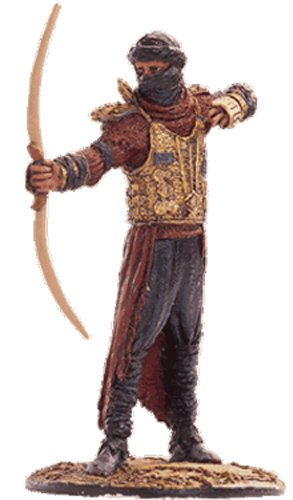 Lord of the Rings Statue von Blei Collection Nº 51 Haradrim Archer at Pelennor Fields von The Lord Of The Rings