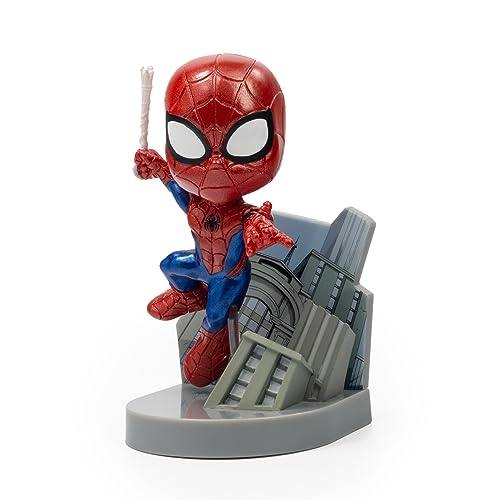 Marvel Superama Mini-Diorama Spider-Man Metallic SDCC Exclusive 10 cm von The Loyal Subjects