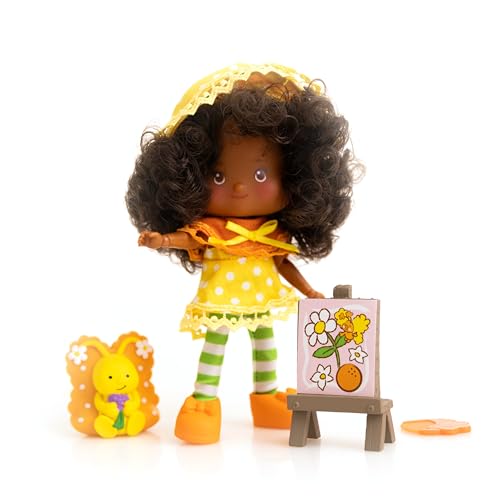 Strawberry Shortcake 14 cm Orange Blossom Poseable Scented Fashion Doll with 4 Surprise Reveal Accessories von The Loyal Subjects