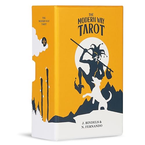 Tarotkartendeck mit 194-seitigem Tarotbuch, moderne Tarot-Set-Karten, 78 Tarotkarten mit Anleitung für Anfänger und Experten - Modern Way Tarot von The Modern Way Tarot