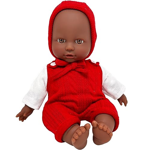 30,5 cm große realistische Babypuppe mit weichem Körper und Vinyl-Kopf, Armen und Beinen, schöne weiche Babypuppe, gekleidet in einem passenden Einteiler und Mütze, verpackt in einer Geschenkbox, von The New York Doll Collection