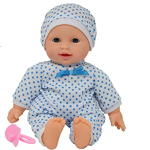 The New York Doll Collection 11 Zoll / 28 cm Weicher Körper Jungen Baby Puppe Im Geschenkbox - Puppenschnuller Enthalten - Spielzeug Babe Puppen Für Jungen Und Kleinkinder von The New York Doll Collection