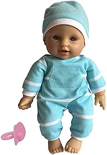 The New York Doll Collection Hispanic weich Körper Puppe im eschenkkarton - 11 Zoll /28cm Baby Puppe (Bonus Schnuller inklusive) von The New York Doll Collection