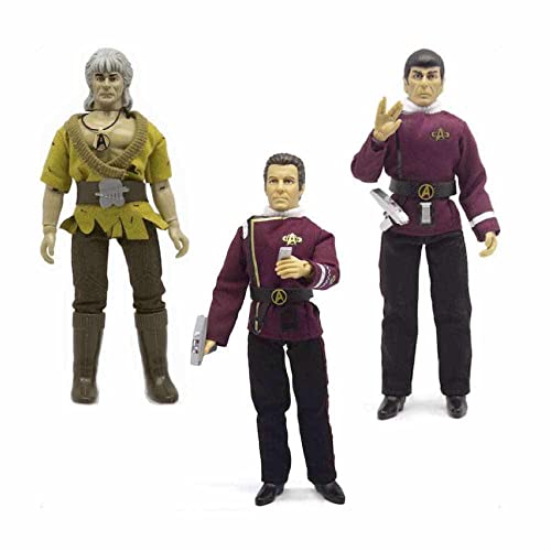 Mego Corporation, Set Wrath of Khan Retro, 3 Figuren, 20 cm, Star Trek Mego von The Noble Collection