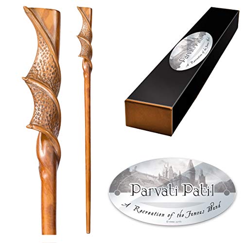 The Noble Collection Parvati Patil Character Wand 15in (36cm) Wizarding World Wand with Name Tag Harry Potter Film Set Movie Props Wands NN8284 Mehrfarbig von The Noble Collection