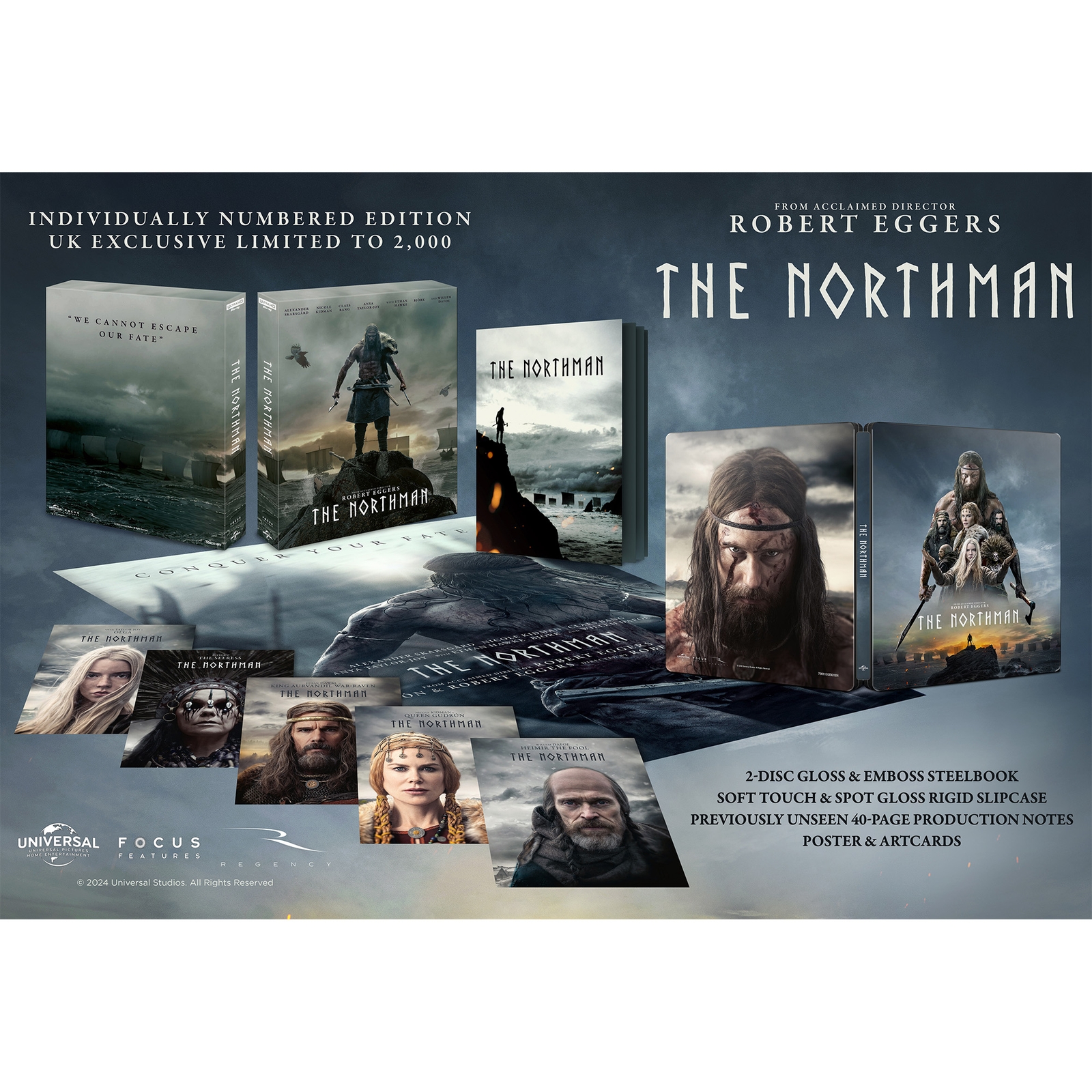 The Northman Collector's Edition 4K Ultra HD & Blu-ray Steelbook von The Northman