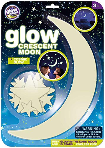 The Original Glowstars Company B8622 Brainstorm Toys Glow Crescent Moon, Multi-Colour von The Original Glowstars Company