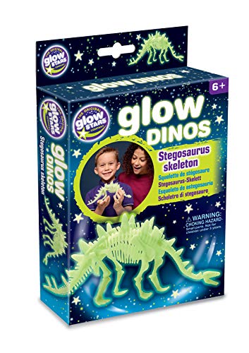 The Original Glowstars Company B8805 Stegosaurus Dinos Skelett Modell, 260x115 mm von The Original Glowstars Company