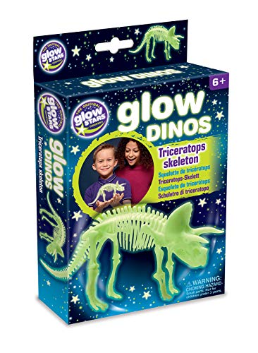 The Original Glowstars Company Nachtleuchtendes Dinos Skelett Modell Triceratops von The Original Glowstars Company