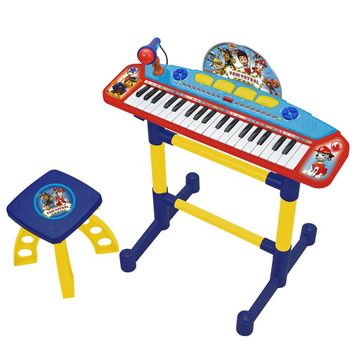 Spielzeug-Klavier The Paw Patrol Elektronisches Klavier (3 Stück) von The Paw Patrol