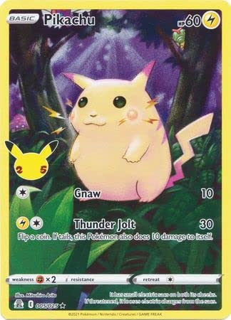 The Pokemon Company International Sammelkarte Pikachu 005/025, Card, 1 Stück von The Pokemon Company International