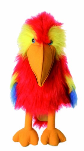 The Puppet Company - Large Birds - Scarlet Macaw Hand Puppet von The Puppet Company