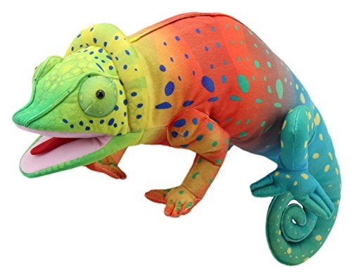 The Puppet Company - Large Creatures - Chameleon Hand Puppet,56cm(L) x 16cm(W) x 20cm(H) von The Puppet Company