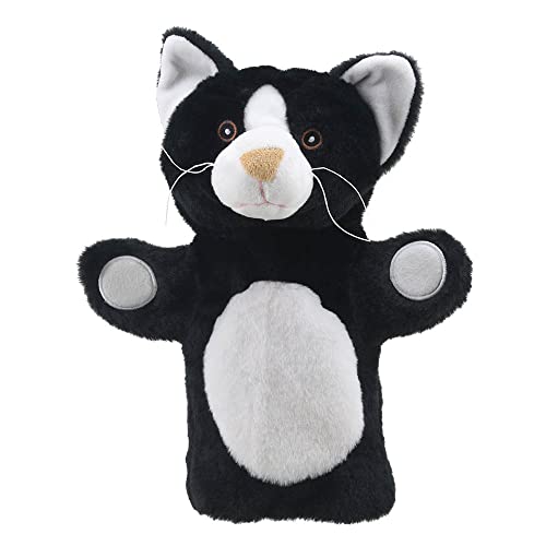 The Puppet Company PC004604 Katze Handpuppe, Schwarz/Weiß, 9 x 10 x 13 cm von The Puppet Company