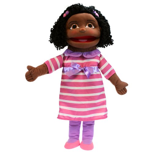 The Puppet Company - People Puppet Buddies - Medium Girl (Dark Skin Tone), PC002053 von The Puppet Company