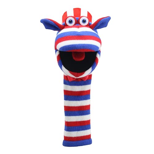 The Puppet Company Sammy Sockette – Buntes, umweltfreundliches Handpuppenspielzeug mit Zylinder, Krawatte & kräftigen Streifen – lustiges & interaktives Spielen für Kinder & Erwachsene – aus The Puppet Company Sammy Sockette – Buntes, umweltfreundliches Handpuppenspielzeug mit Zylinder, Krawatte & kräftigen Streifen – lustiges & interaktives Spielen für Kinder & Erwachsene – aus von The Puppet Company