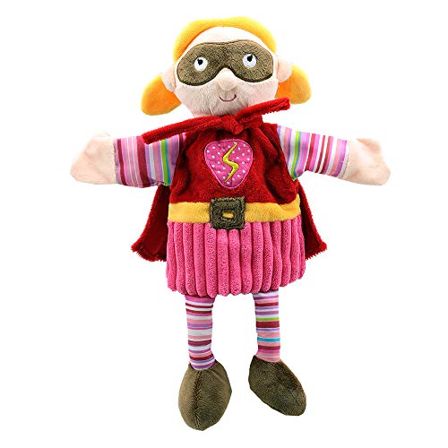 The Puppet Company Super Hero PC001902 Story Telling Hand Puppet Pink von The Puppet Company