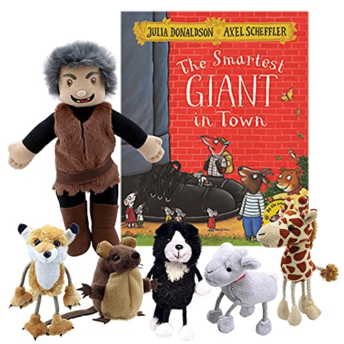 The Smartest Giant in Town - Buch und Fingerpuppe von The Puppet Company